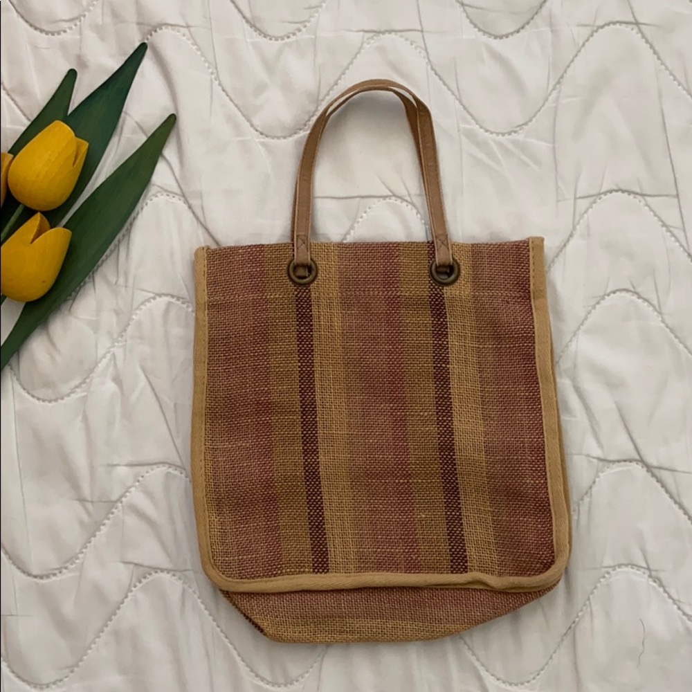 J. Crew Jute bag